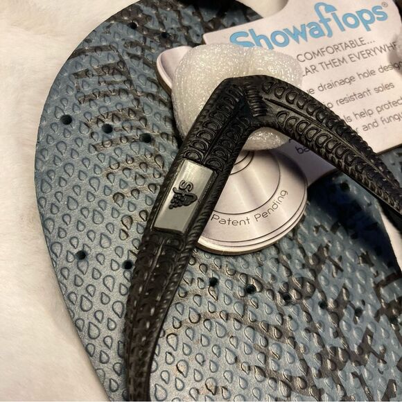 Showaflops Sandals Tire Track Water Flip Flop Shoes Size 7 8 - Picture 8 of 10